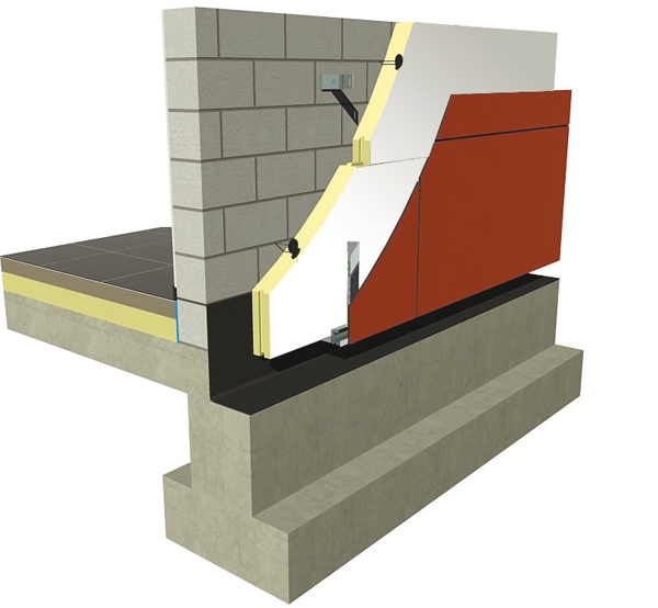Polyuréthane UTHERM-WALL A 100mm 1200x600mm / R=4,60 (colis 5 px=3,60m²) - Zoom2